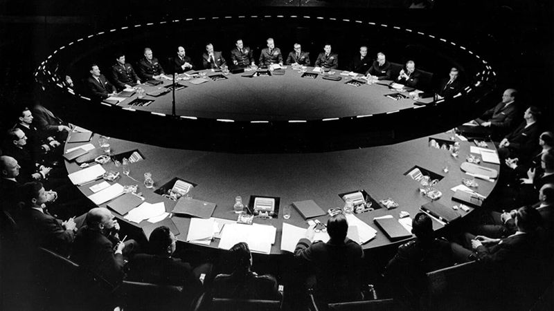 Dr. Strangelove or: How I Learned to Stop Worrying and Love the Bomb Backdrop Image