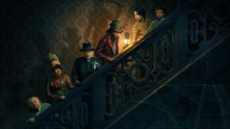 Haunted Mansion Backdrop Image