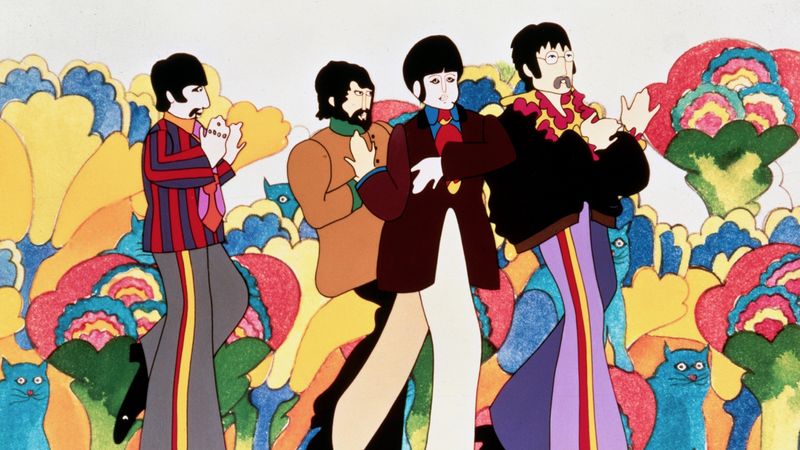 Yellow Submarine Backdrop Image