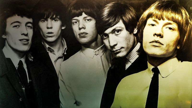 The Stones and Brian Jones Backdrop Image