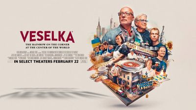 Veselka: The Rainbow on the Corner at the Center of the World Poster Landscape Image