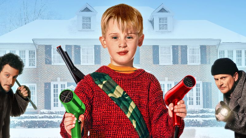 Home Alone Backdrop Image