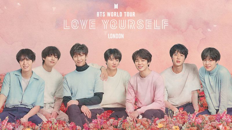BTS World Tour 'Love Yourself -Speak Yourself' London Poster Landscape Image