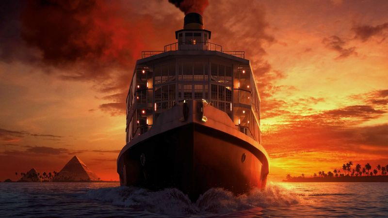 Death on the Nile Poster Landscape Image